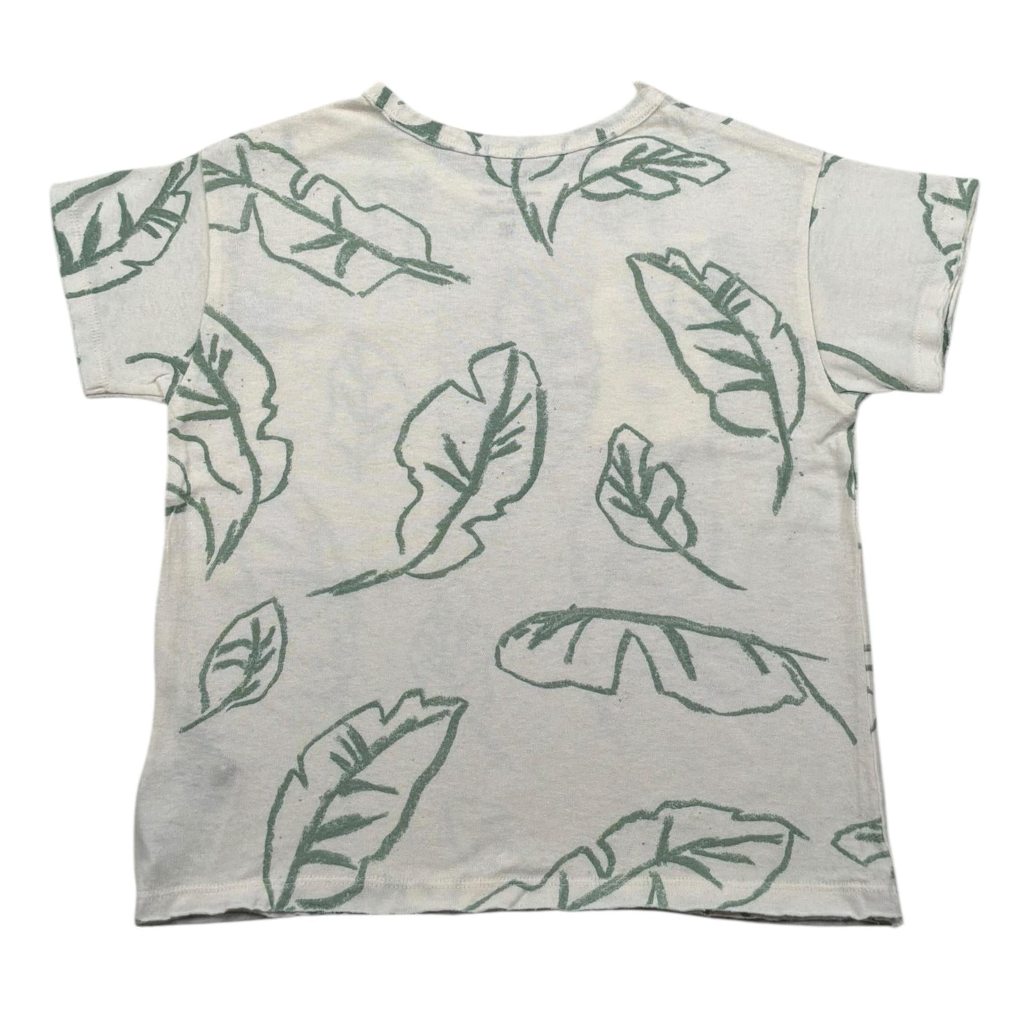 Play Up T-Shirt Girocollo Tinta Unita con Stampe per Bambino PA011AQ11055 PANNA PLAY UP 