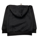 NEVER TOO felpa chiusa con cappuccio tinta unita con stampa in contrasto Nero per Bambino NT1724R NERO NEVER TOO 