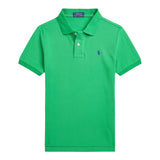 Ralph Lauren Polo Mezza Manica Tinta Unita per Bambino 322703632183J VERDE RALPH LAUREN 