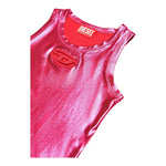 Diesel Canotta Tinta Unita con Logo per Bambina J02178 MAGENTA DIESEL 