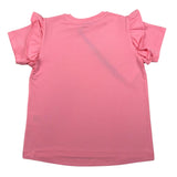 Gaelle T-Shirt tinta unita con Stampa Rosa per Bambina 2746M00511 ROSA GAELLE 