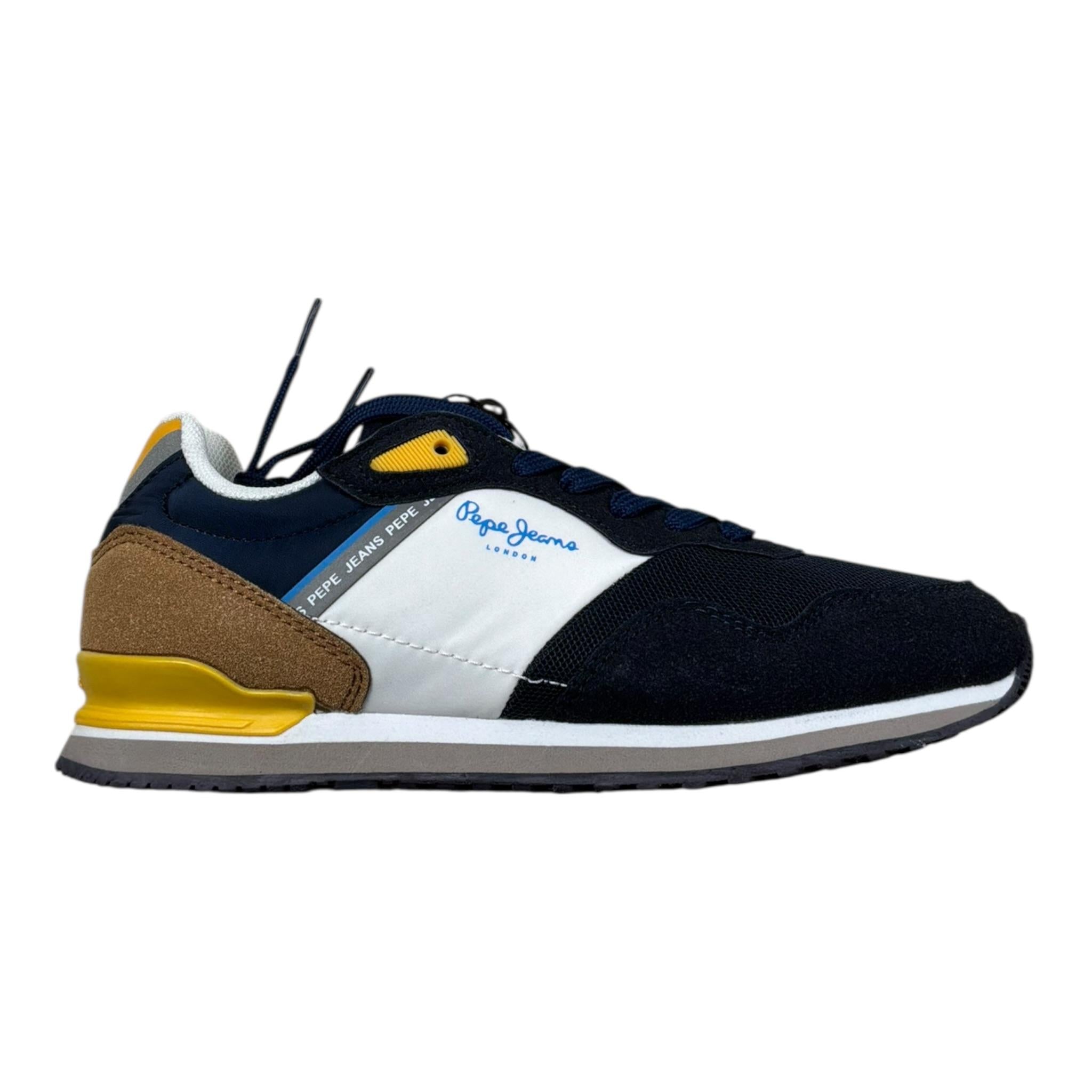 Pepe Feamo Sneakers Triclore con Lacci per Bambino PBS40014 BLU PEPE FEAMO 