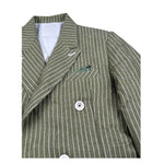 Emanuel Pris Giacca Tinta Unita con Taschino per Bambino EGC1075R VERDE EMANUEL PRIS 