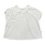 Teddy E Minou Camicia Mezza Manica Tinta Unita per Neonata E25CI008C6039X BIANCO TEDDY E MINOU 