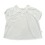 Teddy E Minou Camicia Mezza Manica Tinta Unita per Neonata E25CI008C6039X BIANCO TEDDY E MINOU 