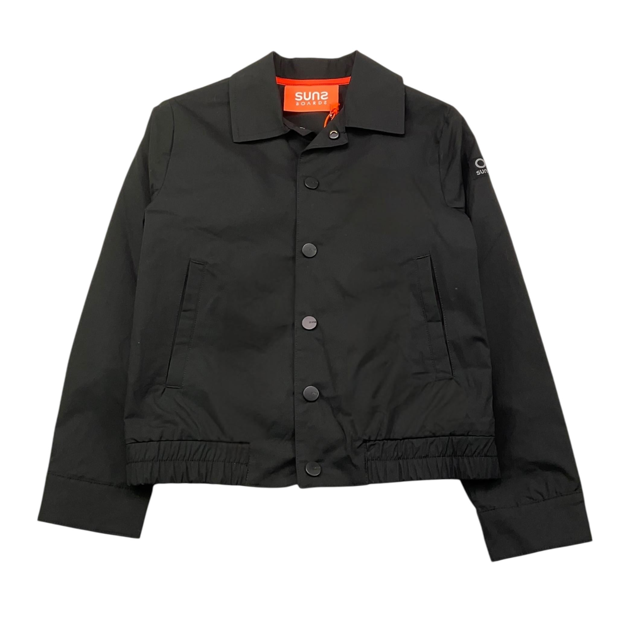 Suns  Giacca Tinta Unita con Bottoni per Bambino GIS5104U NERO SUNS 