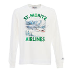 SAINT BARTH shirt girocollo tinta unita con stampa in contrasto Panna per Neonato LUT0003 PANNA SAINT BARTH 