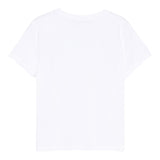 Saint Barth T-Shirt Girocollo Tinta Unita con Stampa per Neonata ELLY001XX BIANCO SAINT BARTH 