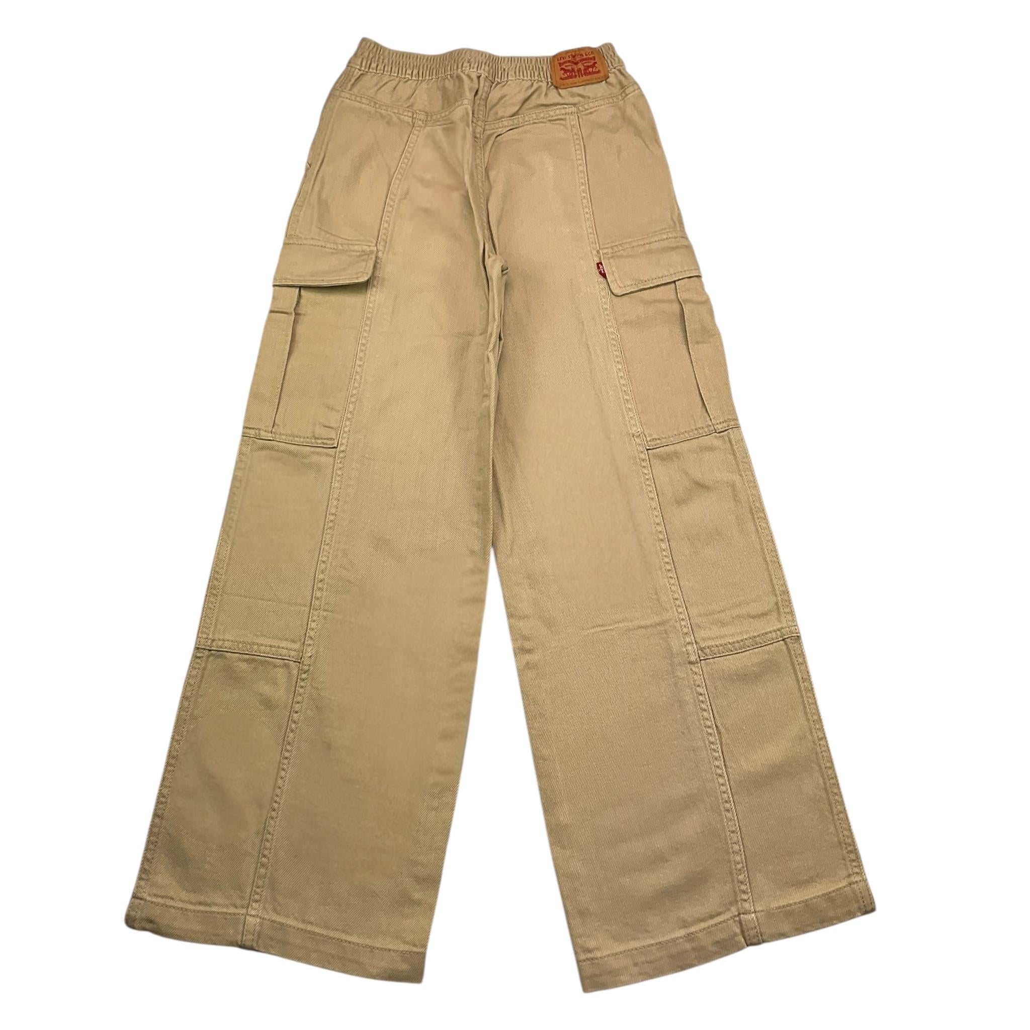 LEVI'S pantalone tinta unita modello palazzo Beige per Bambina 4L019 BEIGE LEVI'S 