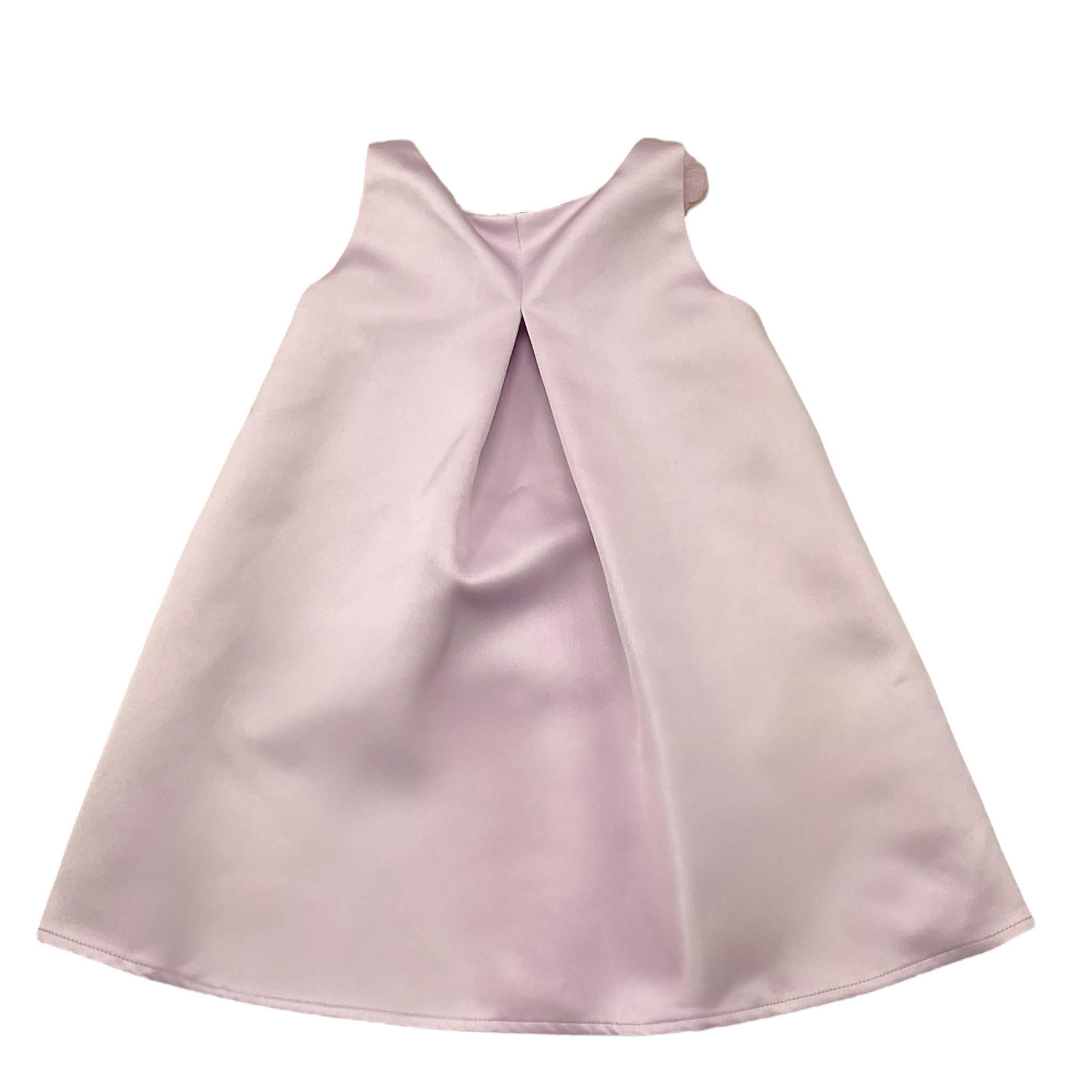 Elisabetta Franchi Abito Giromanica Tinta Unita con Applicazioni per Bambina EFAB614 LILLA ELISABETTA FRANCHI 