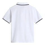 Woolrich Polo Mezza Manica Tinta Unita con Profili In Contrasto per Bambino CFWKPO0040MRUT BIANCO WOOLRICH 