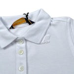 K-Way Polo Mezza Manica Tinta Unita per Bambino K6124XW BIANCO K-WAY 