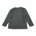 PAOLO PECORA shirt girocollo tinta unita con stampa Grigio per Bambino PP4157 GRIGIO PAOLO PECORA 