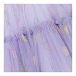 Monnalisa Abito Giromanica Tinta Unita con Tulle per Neonata 31A903 LILLA MONNALISA 