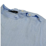 Brian Rush Camicia tinta unita Mezza Manica Azzurro per Bambino EIEIE AZZURRO BRIAN RUSH 