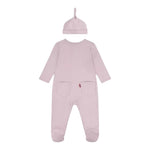 Levi'S Set Tutina-Cappello Tinta Unita per Neonata 6EK247 ROSA LEVI'S 