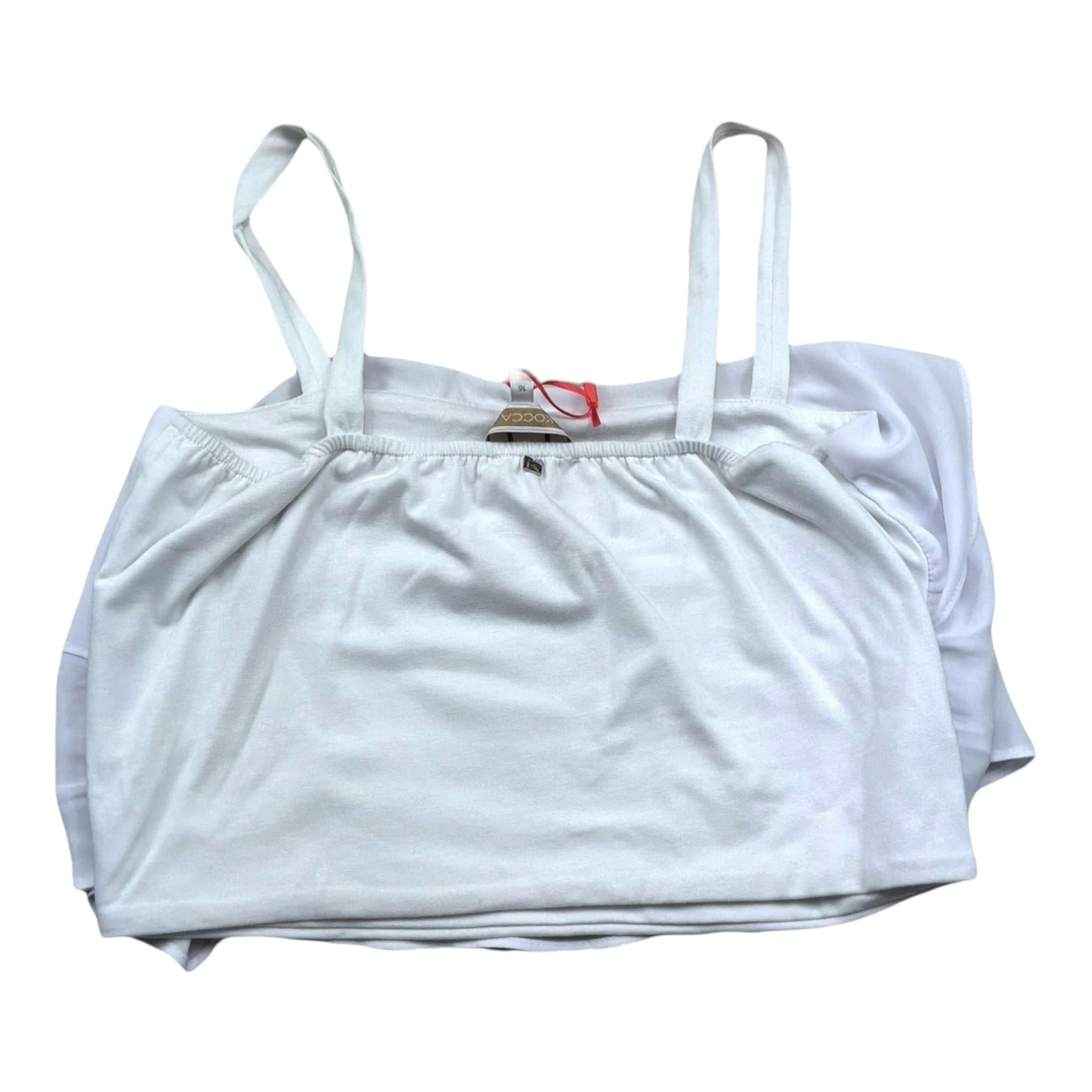 Kocca Top Bretelline Tinta Unita per Bambina SIMBAD BIANCO Kocca 