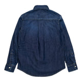 Dsquared2 Camicia In Denim Manica Lunga Tinta Unita per Bambino DQ2831X BLU DSQUARED2 