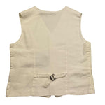 Quick Being Gilet Tinta Unita per Bambino JT1923 PANNA QUICK BEING 