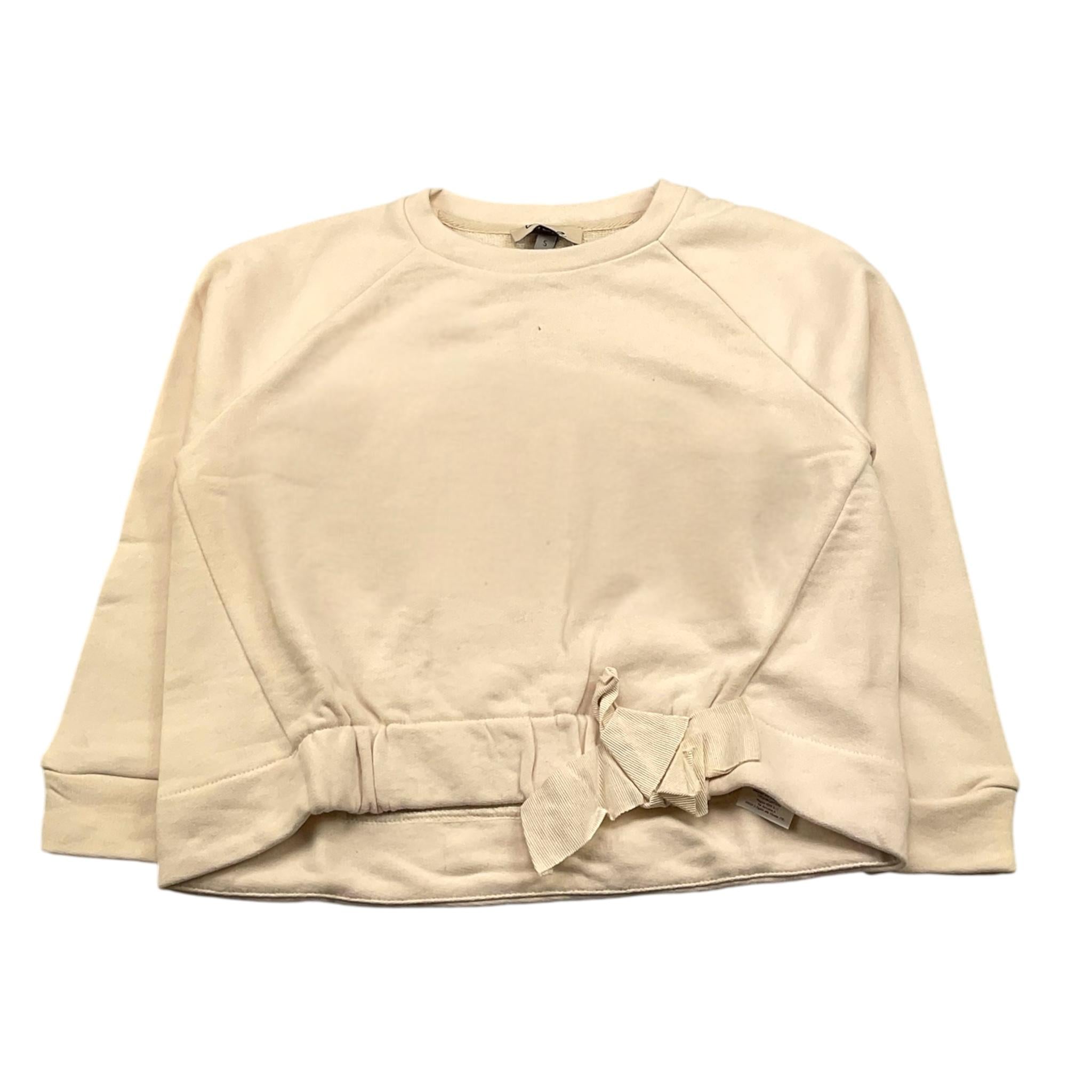DIXIE felpa chiusa girocollo tinta unita Panna per Bambina FLD PANNA DIXIE 