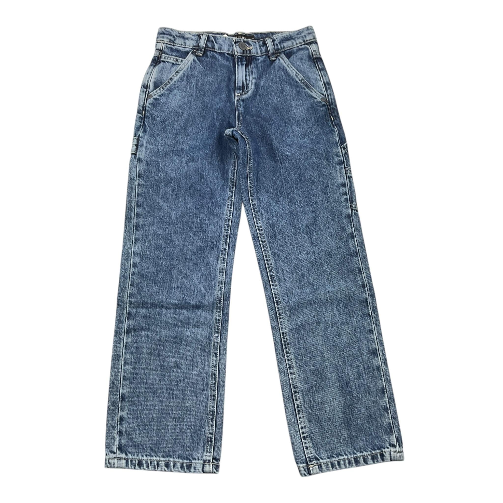 GUESS jeans tinta unita con girovita regolabile Blu per Bambino L4RA04D45E0 BLU GUESS 