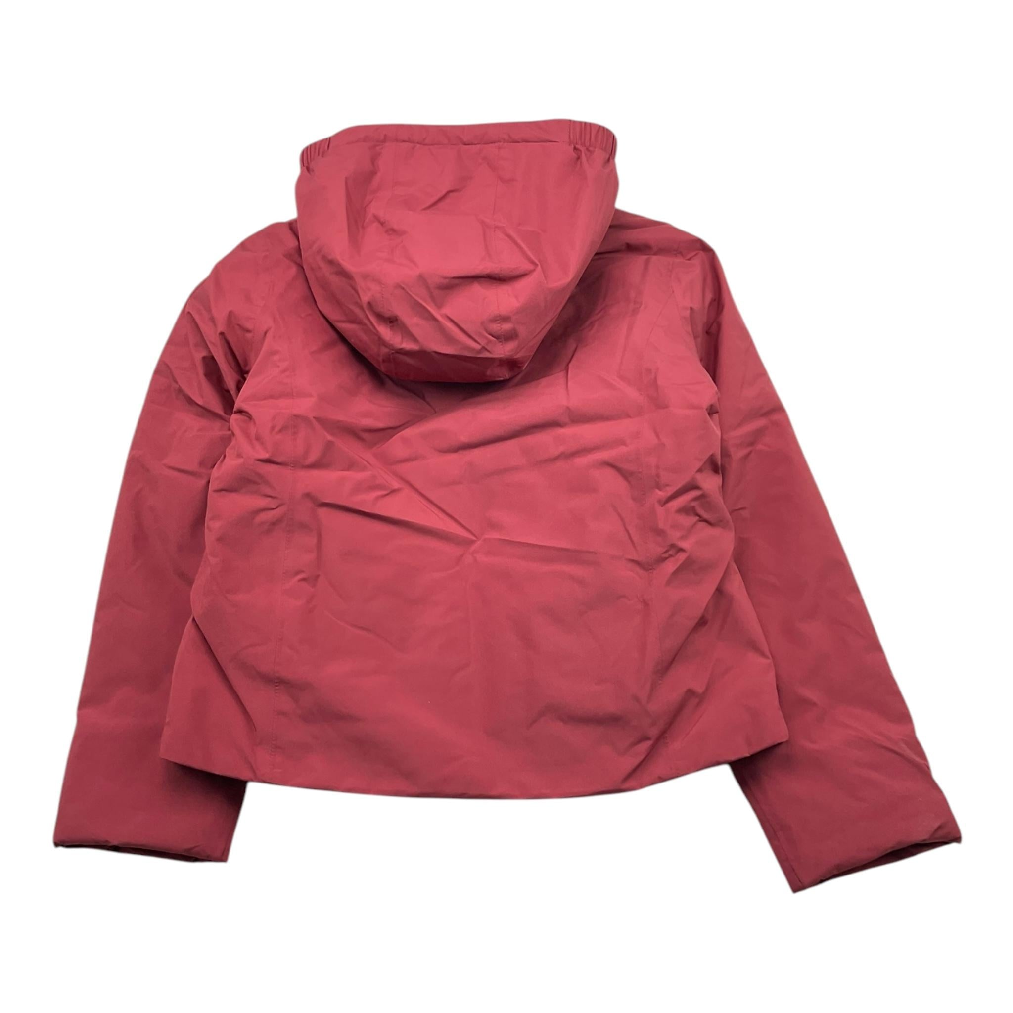 K-WAY giubbino tinta unita con cappuccio Bordeaux per Bambina K4137WWX BORDEAUX K-WAY 