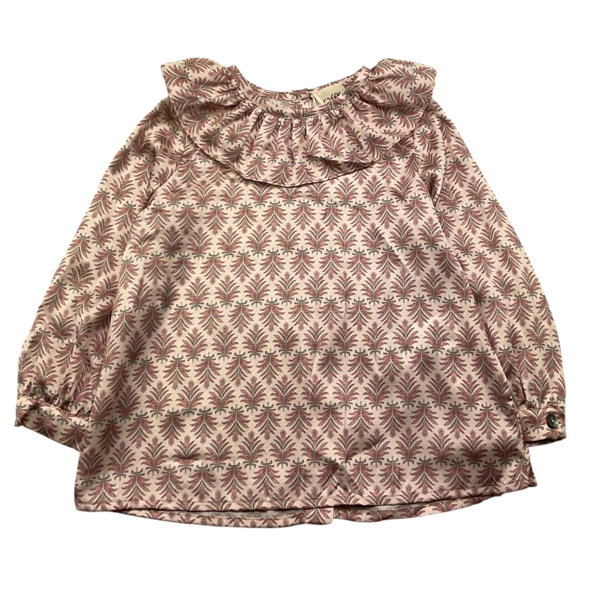 CAFFE' D'ORZO camicia manica lunga stampa fantasia Rosa per Neonata ZV50000 ROSA CAFFE' D'ORZO 