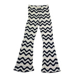 Saint Barth Pantalone Multifantasia Modello Palazzo per Bambina GWENDAXX BLU SAINT BARTH 