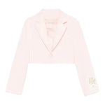 Elisabetta Franchi Giacca Tinta Unita Modello Crop per Bambina EFGCM64 ROSA ELISABETTA FRANCHI 