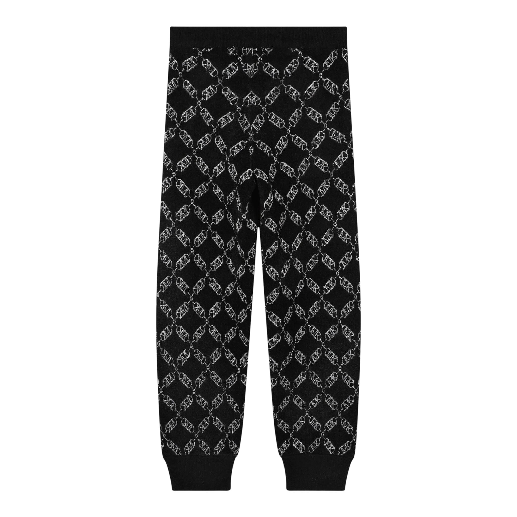 MICHAEL KORS pantalone modello tuta tinta unita logato Nero per Bambina R30180X NERO MICHAEL KORS 