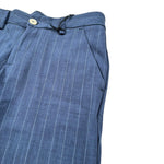 Emanuel Pris Bermuda In Denim Tinta Unita con Girovita Regolabile per Bambino EBM5113R BLU EMANUEL PRIS 