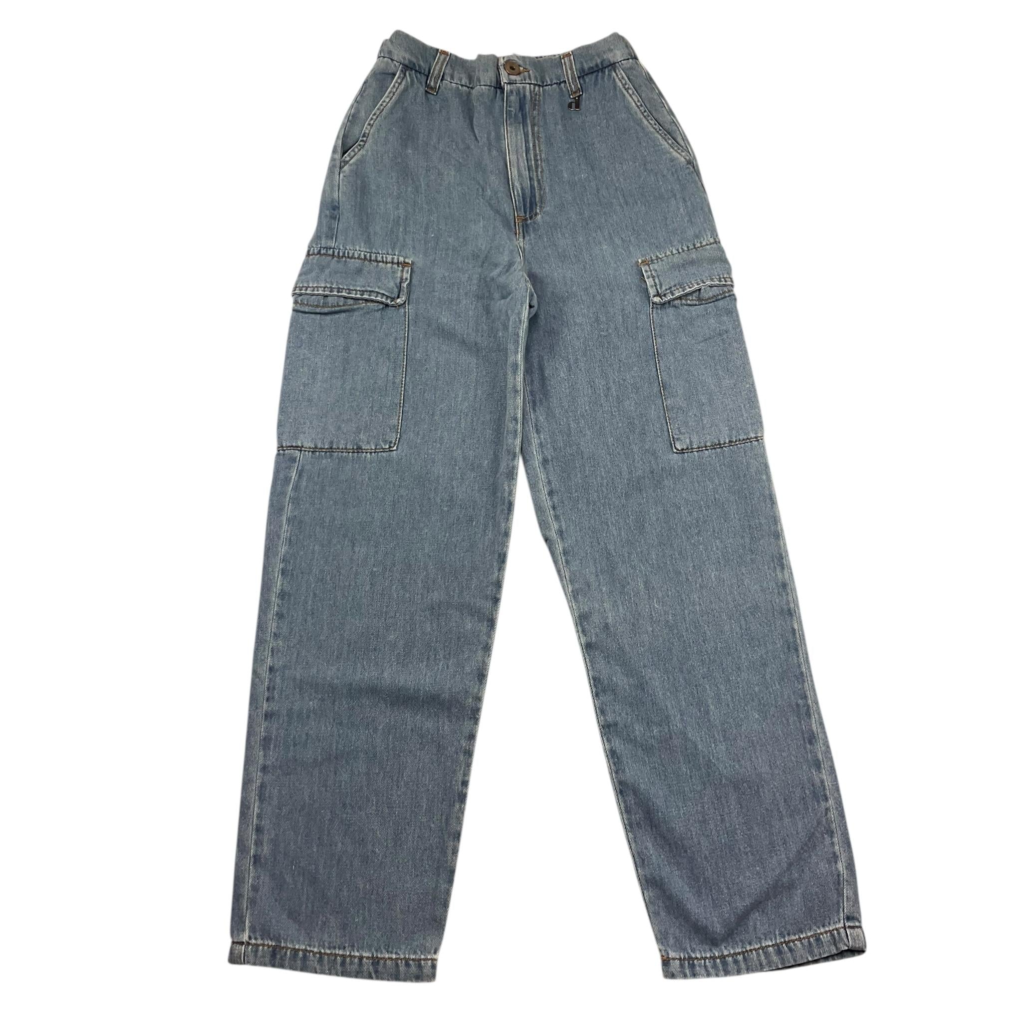 Dixie Jeans Tinta Unita con Elastico In Vita per Bambina PH21010G74 AZZURRO DIXIE 