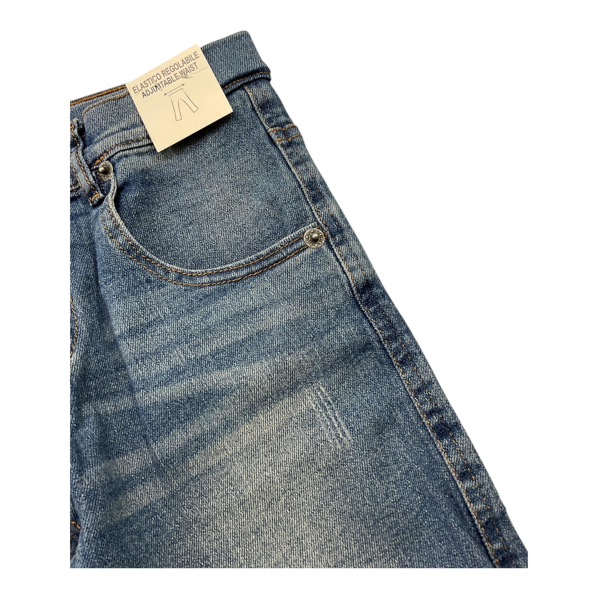 Emc Bermuda Tinta Unita In Denim per Bambino BZ7180 BLU EMC 