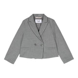 IL GUFO giacca tinta unita doppio petto Grigio per Bambino A24GB105W0003 GRIGIO IL GUFO 