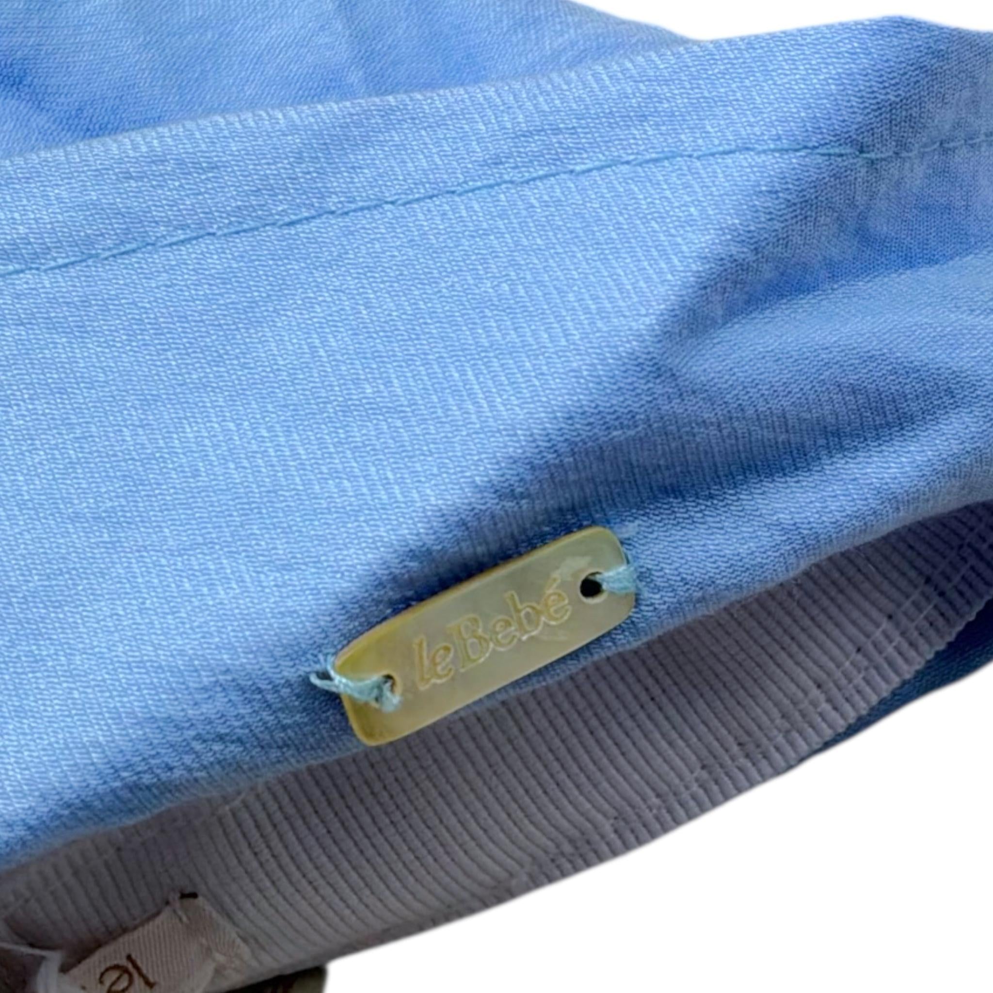 Le Bebe' Cappello Tinta Unita  per Neonato LBB5374 AZZURRO LE BEBE' 