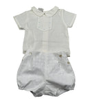 Paz Rodriguez Completo 2 Pezzi Camicia-Culote per Neonata 006151565 BIANCO PAZ RODRIGUEZ 