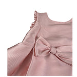 Cua-Cuak Abito Cerimonia Giromanica tinta unita Rosa per Bambina 4850 ROSA CUA-CUAK 