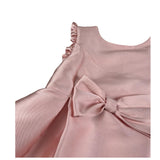 Cua-Cuak Abito Cerimonia Giromanica tinta unita Rosa per Bambina 4850 ROSA CUA-CUAK 