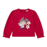 Mayoral Shirt Girocollo Tinta Unita con Stampa per Neonata 1015 ROSSO MAYORAL 