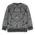 ETRO maglia tinta unita con fantasia Grigio per Bambino GV9P50 GRIGIO ETRO 