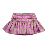 M+E' Gonna Tinta Unita con Stampa Floreale per Bambina UE1745 ROSA M+E' 