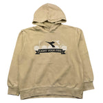 DIADORA felpa chiusa cn cappuccio tinta unita con logo Beige per Bambino F4DIJBHS033 BEIGE DIADORA 