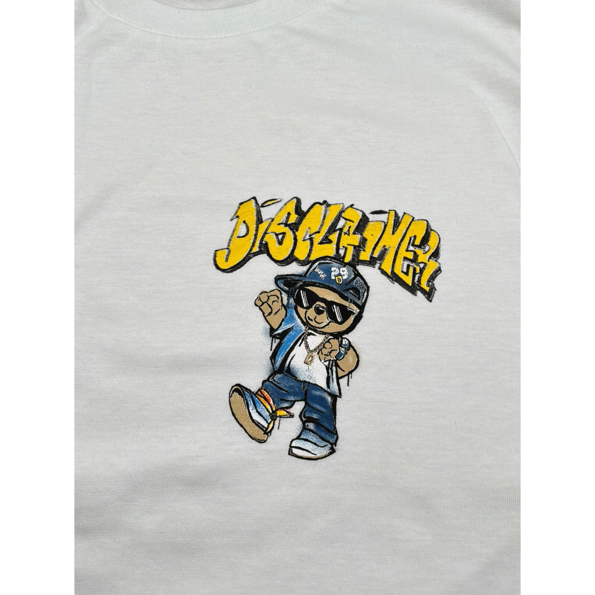 Disclaimer T-Shirt Girocollo Tinta Unita con Stampa per Bambino 25EDK58434X BIANCO DISCLAIMER 