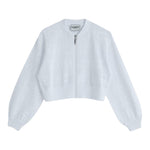 Iceberg Felpa con Zip tinta unita Traforata Bianco per Bambina MGICE5150J BIANCO ICEBERG 