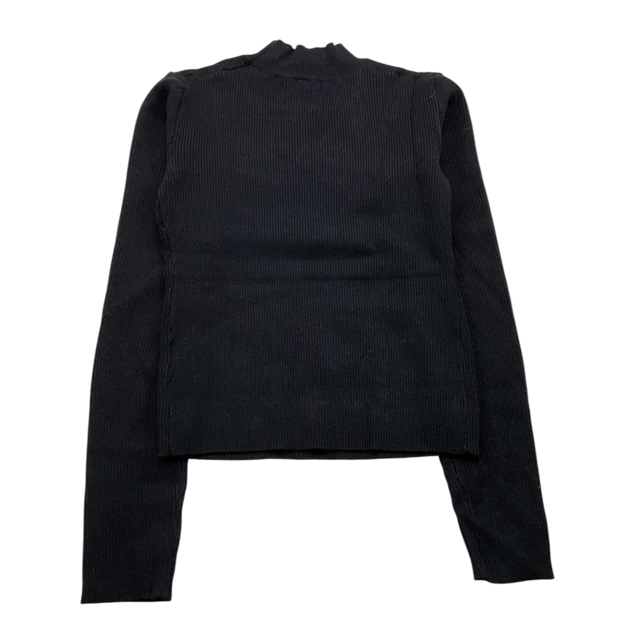 FUN & FUN maglia mezzo collo tinta unita con logo Nero per Neonata FNBSW15506N NERO FUN & FUN 