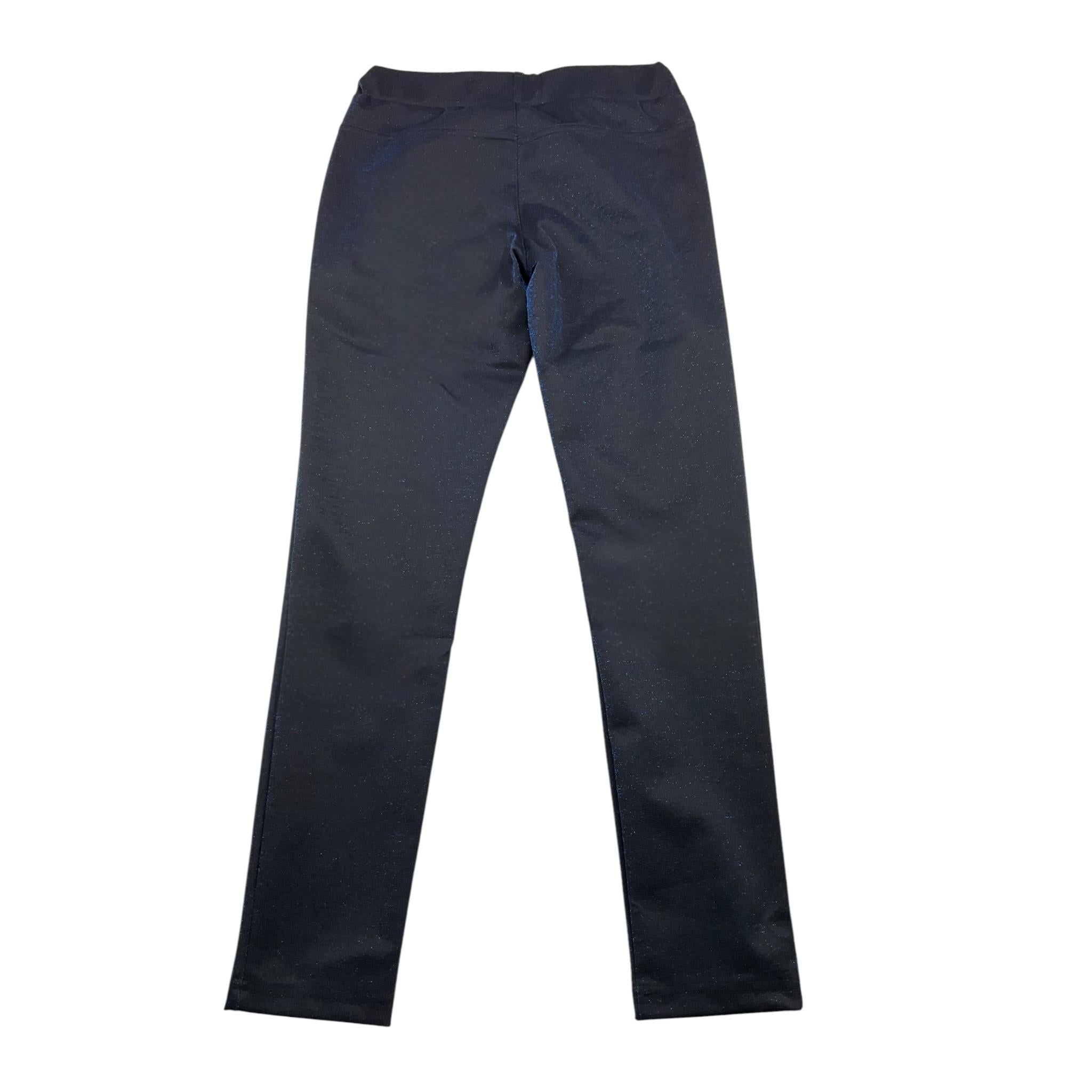JANICE pantalone tintaunita lurex Nero per Bambina JN046R NERO JANICE 