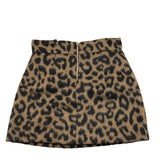 BALMAIN gonna tinta unita con fantasia maculata Marrone per Bambina BT7A51 MARRONE BALMAIN 