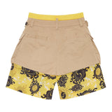 Dsquared2 Bermuda Tinta Unita con Finto Doppio Bermuda per Bambino DQ2280 BEIGE DSQUARED2 