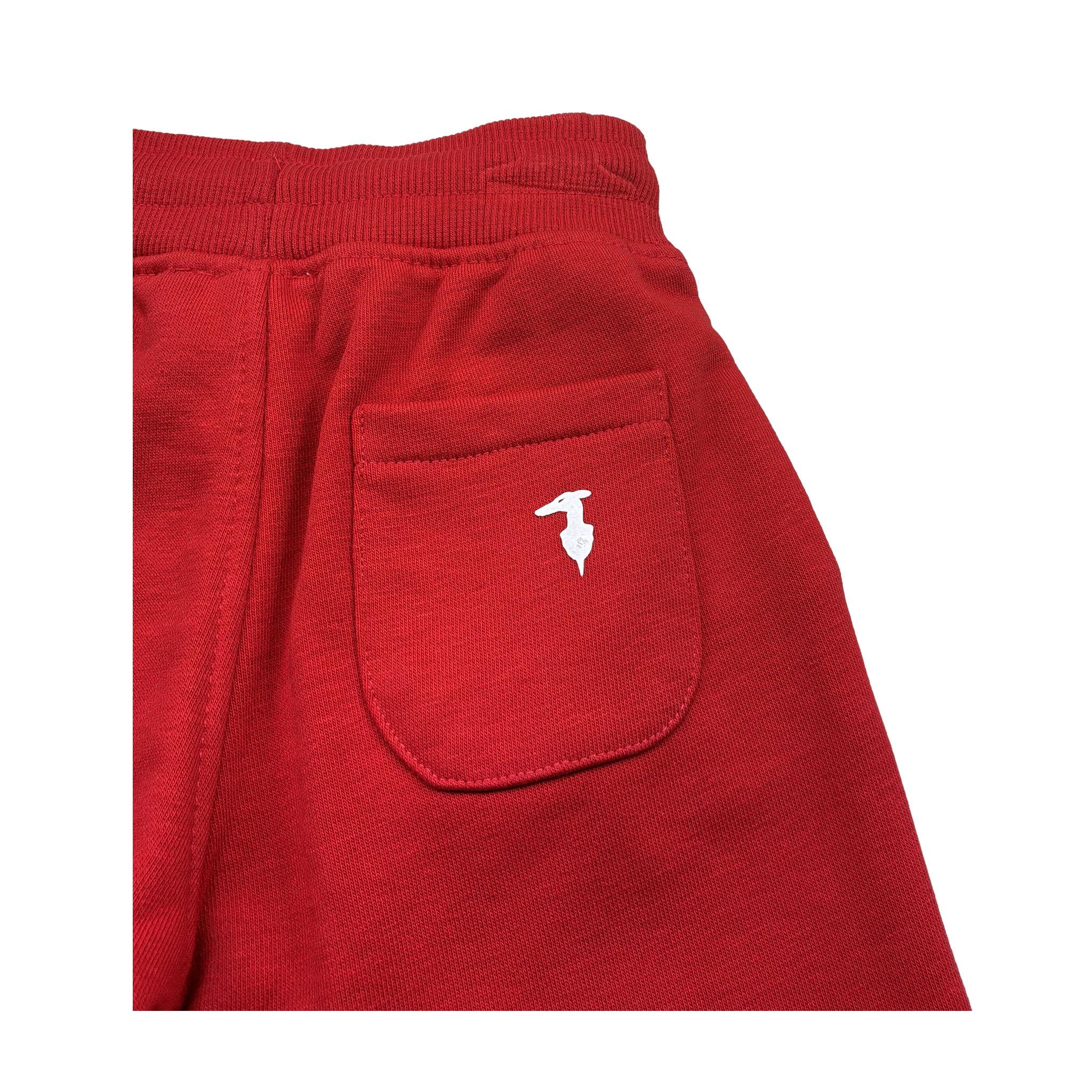 Trussardi Pantalone Tuta Tinta Unita con Logo per Neonato TIP26003PA ROSSO TRUSSARDI 