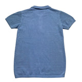 Trussardi Polo Mezza Manica Tinta Unita Traforato per Bambino TBP26063PO AZZURRO TRUSSARDI 